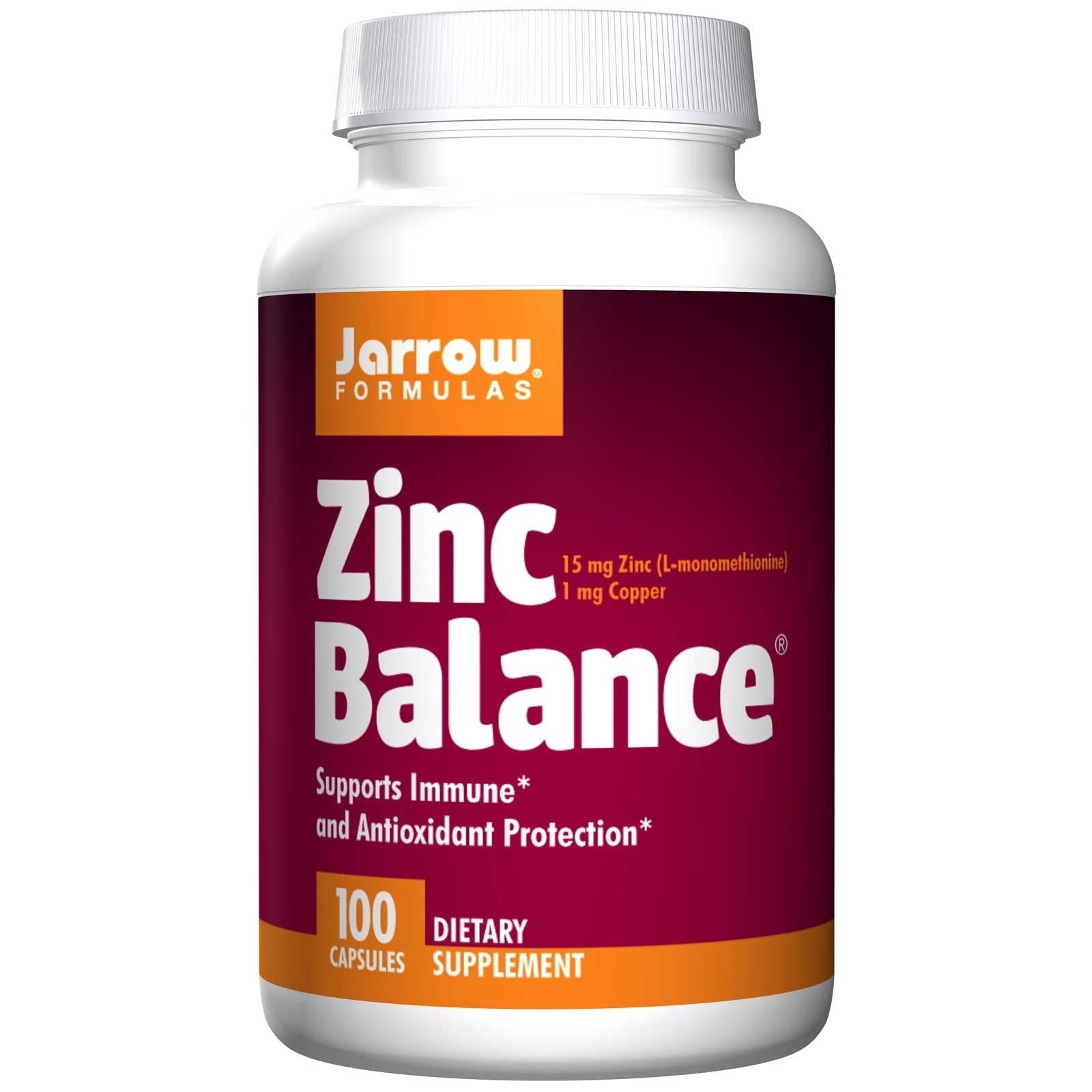 Jarrow Formulas, Vegan Zinc Balance, 100 Veggie Capsules