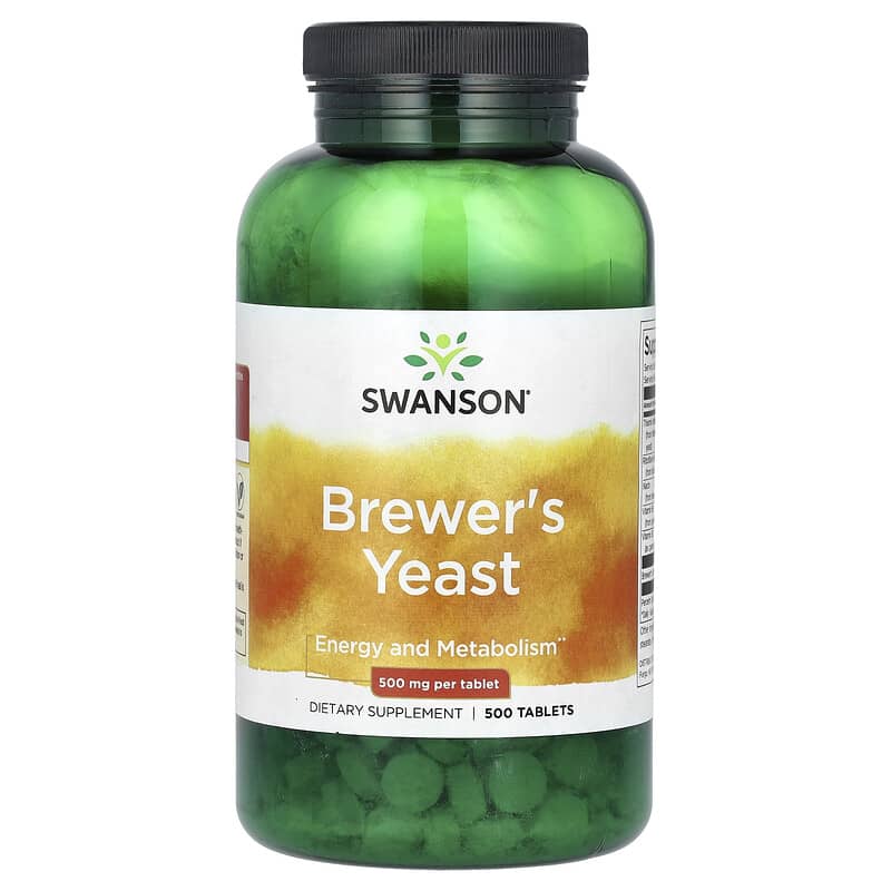 Swanson, Brewer's Yeast, 500 mg, 500 Tablets (250 mg Per Tablet)