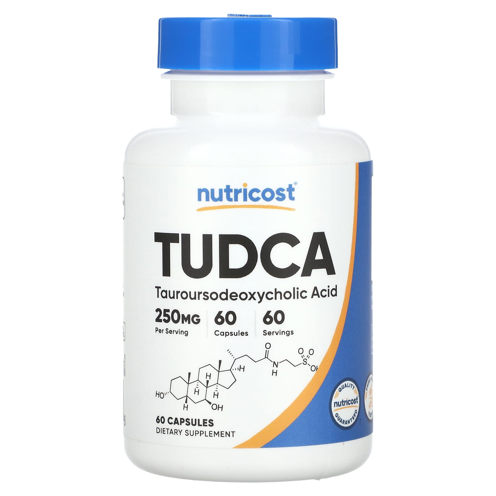 Nutricost, TUDCA, 250 mg, 60 Capsules