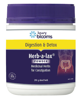 Henry Blooms Herb-a-Lax Blended Medicinal Herbs 200g Powder