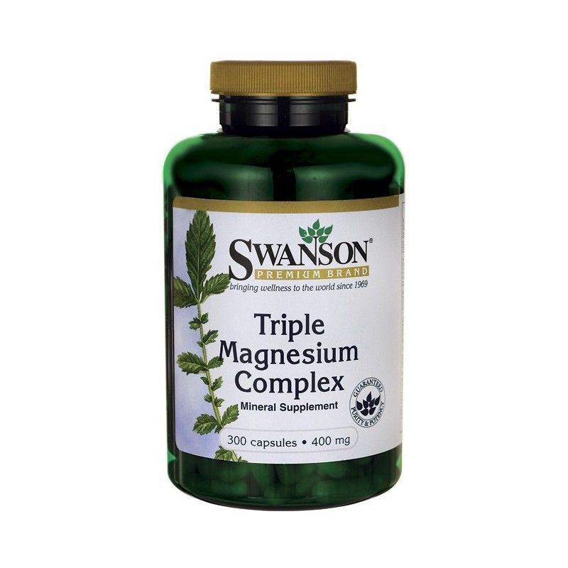 2x Triple Magnesium Complex 300 capsules 400mg Swanson Premium