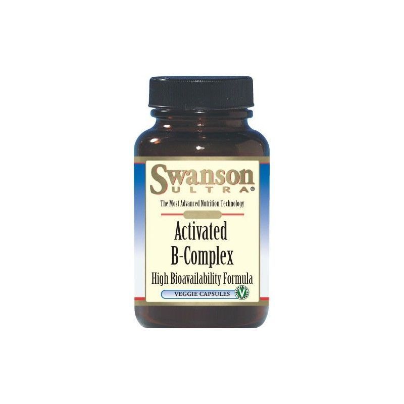 2x Activated B Complex High Bioavailability 60 Veggie Caps Swanson Ultra