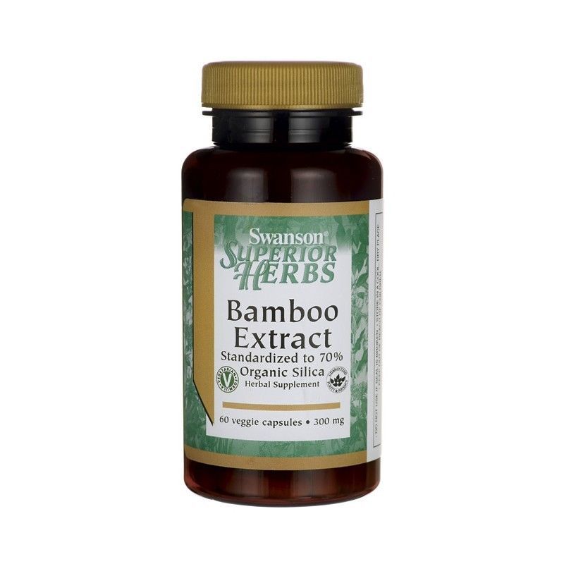 3x Bamboo Extract 300 mg 60 Vcaps Swanson Superior Herbs
