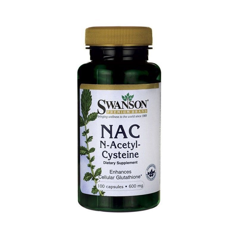4x N-Acetyl Cysteine 600Mg 100 Caps Swanson Premium