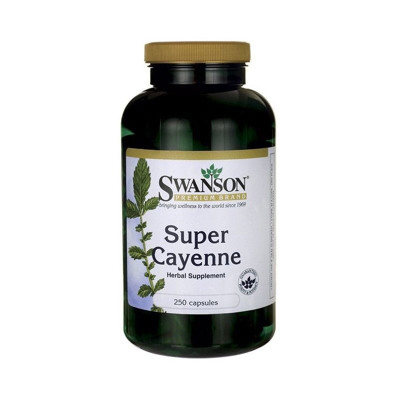 2x Super Cayenne 250 Capsules 100000HU Swanson Premium
