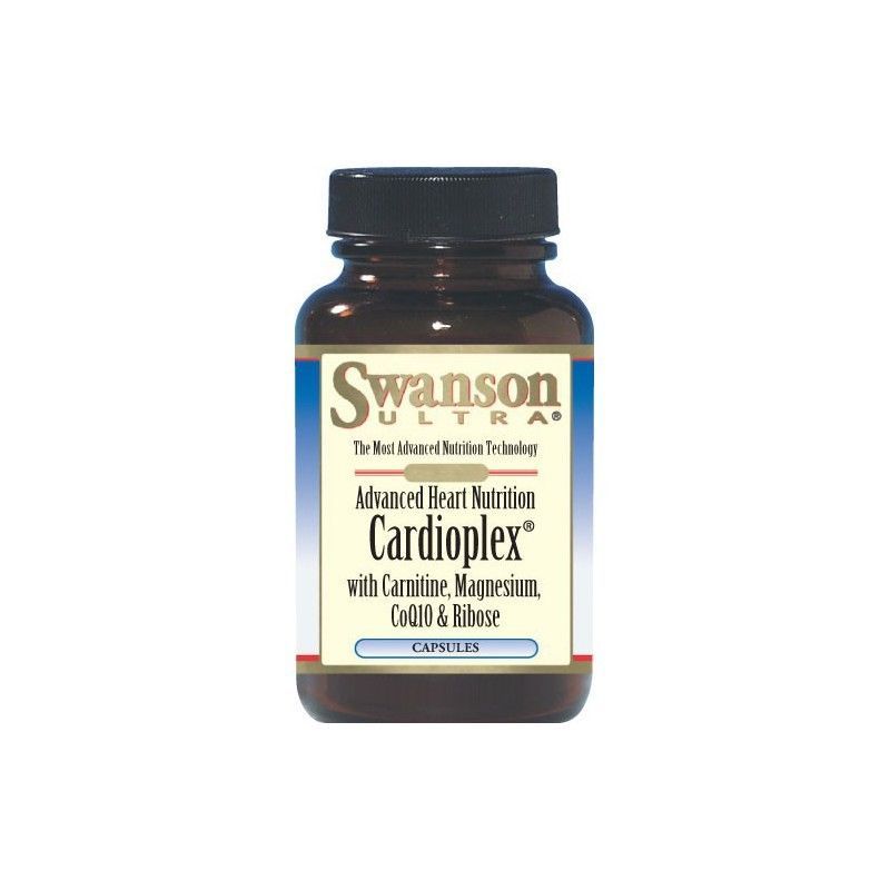 3 x Swanson Ultra Cardioplex with Carnitine Magnesium CoQ10 & D-Ribose 60 Cap
