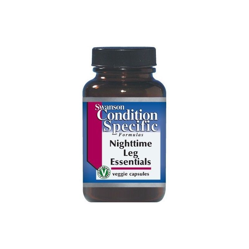 2 x Swanson Condition Specific Formulas Nighttime Leg Essentials 60 Veggie Caps