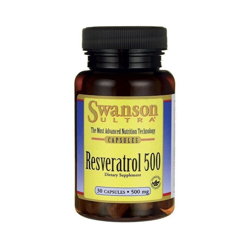2 x Swanson Ultra Resveratrol 500 500mg 30 Cap Resveratrol 500