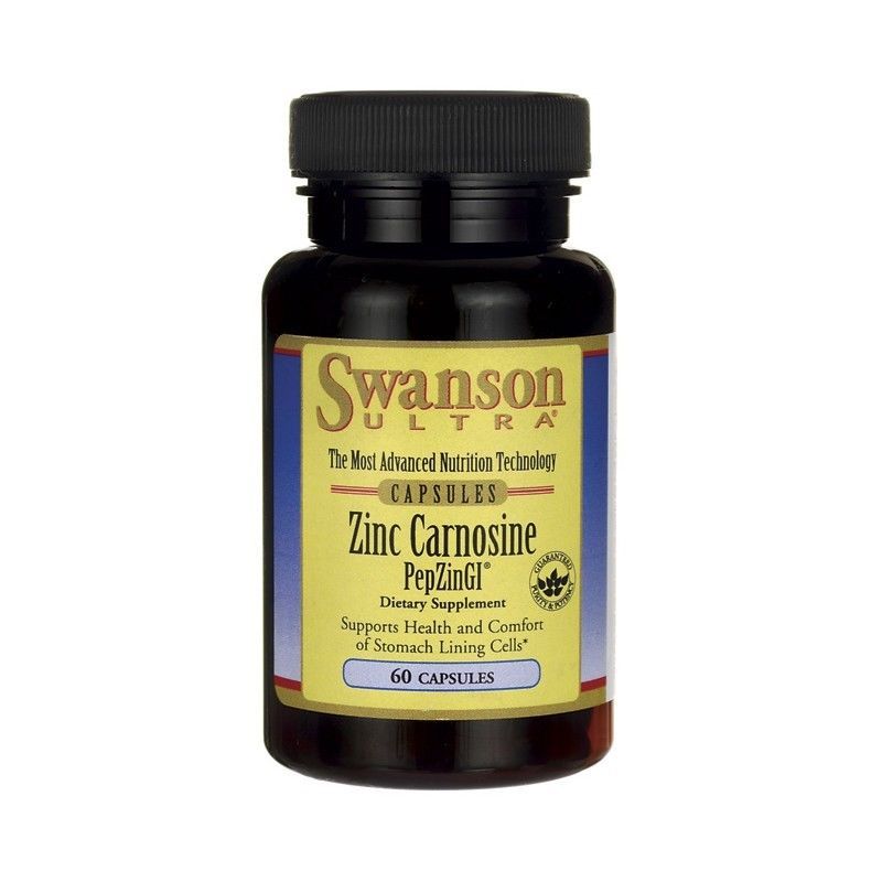 2 x Swanson Ultra Zinc Carnosine 60 Cap Zinc Carnosine Zinc Carnosine