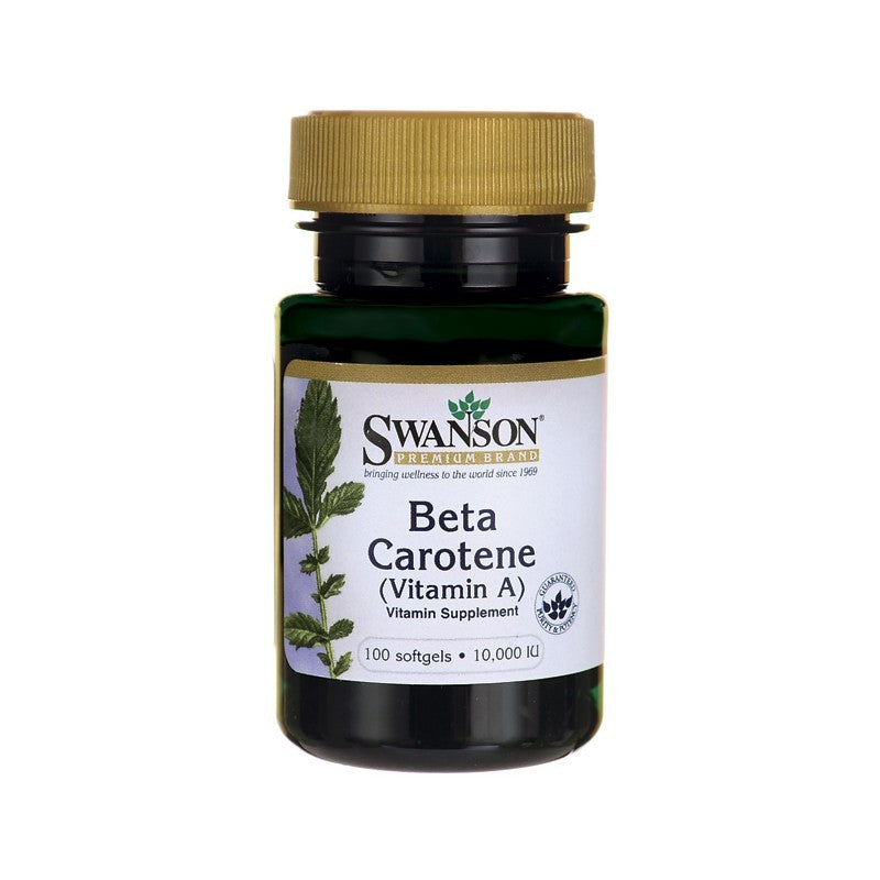 Swanson Premium Beta Carotene 10000 IU 100 Softgels