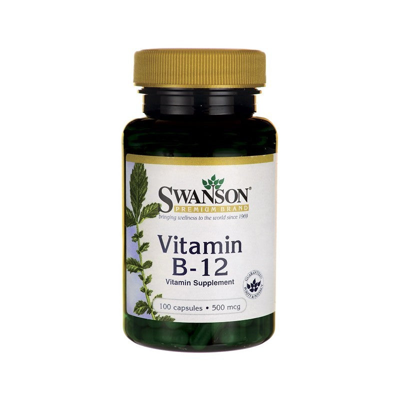 Swanson Premium Vitamin B-12 500mcg 100 Capsules
