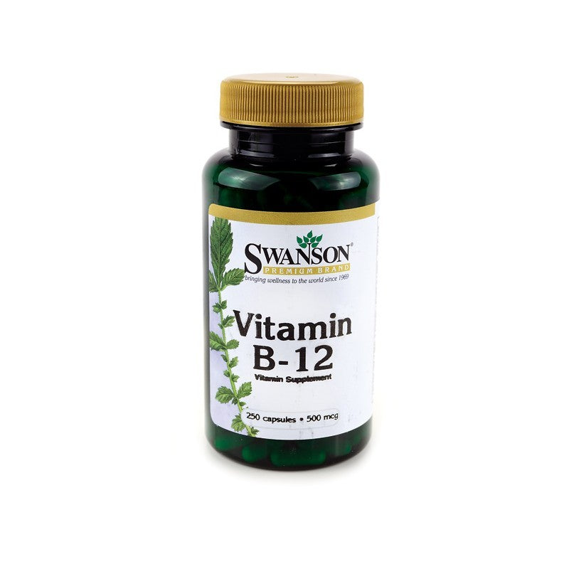 Swanson Premium Vitamin B-12 500mcg 250 Capsules