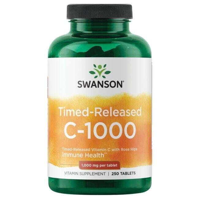 Swanson Premium - Time-Released C-1000 with Rose Hips