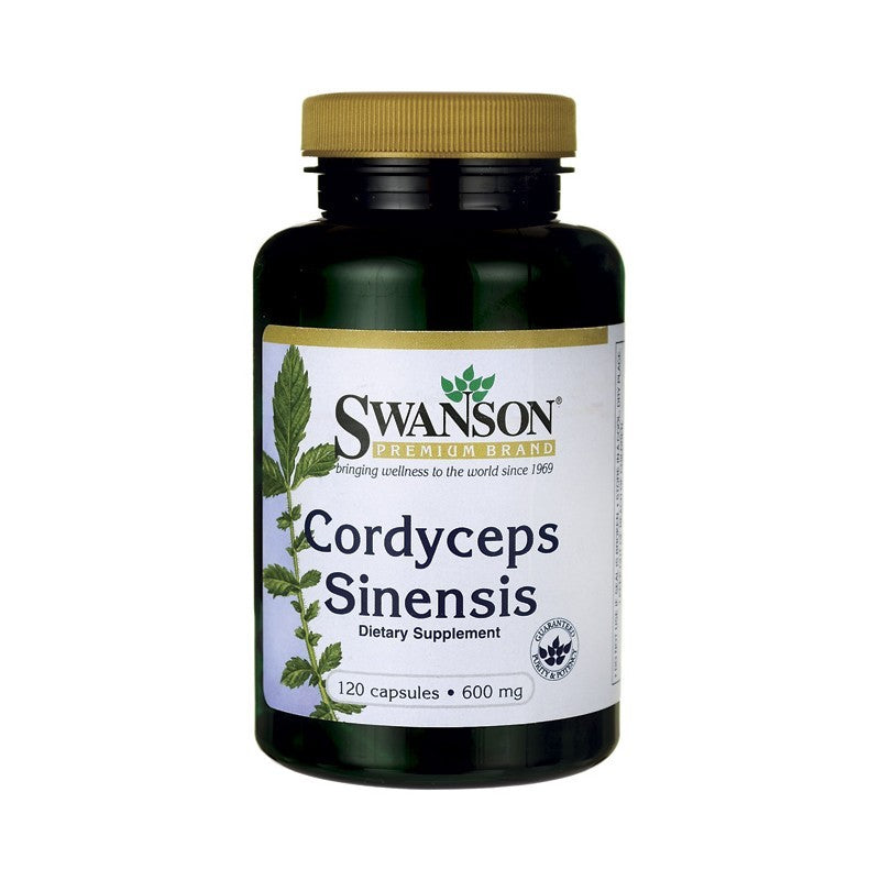 Swanson Premium Cordyceps Sinensis Mushroom 600 Mg 120 Capsules