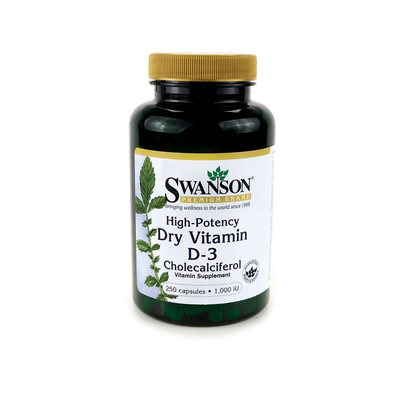 Swanson Premium High Potency Vit D-3 1000 IU 250 Capsules