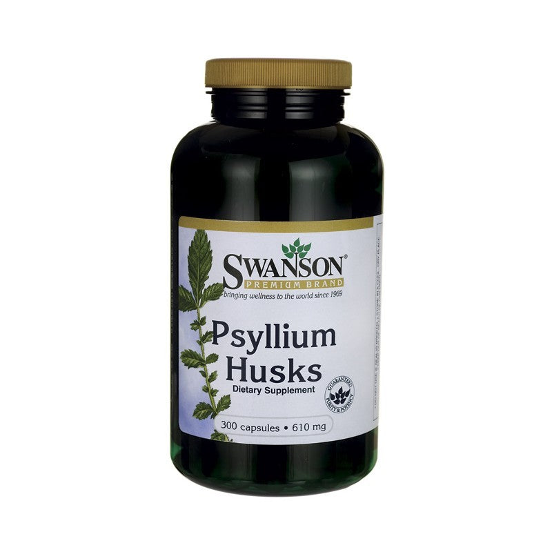 Swanson Premium Psyllium Husks 610 mg 300 Capsules