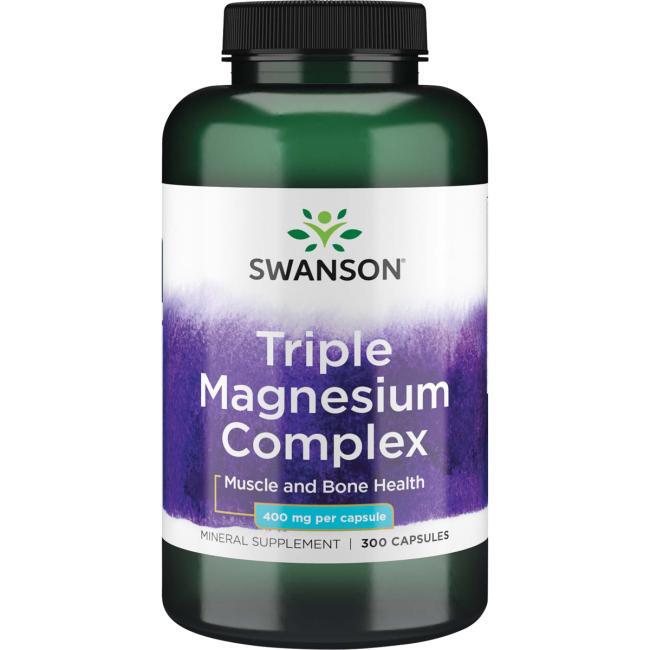 Swanson Premium Triple Magnesium Complex 300 Capsules