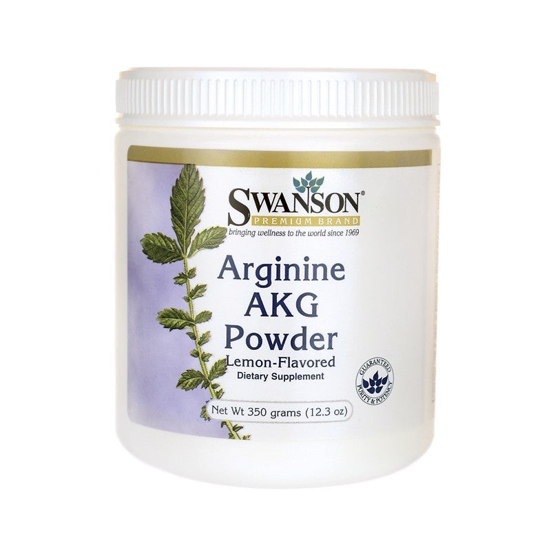 Swanson Premium Arginine AKG Powder Lemon 350g 12.03 oz
