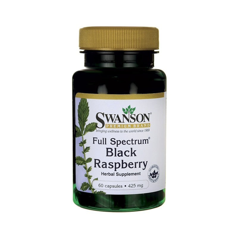 Swanson Premium Full-Spectrum Black Raspberry 425 mg 60 Capsules