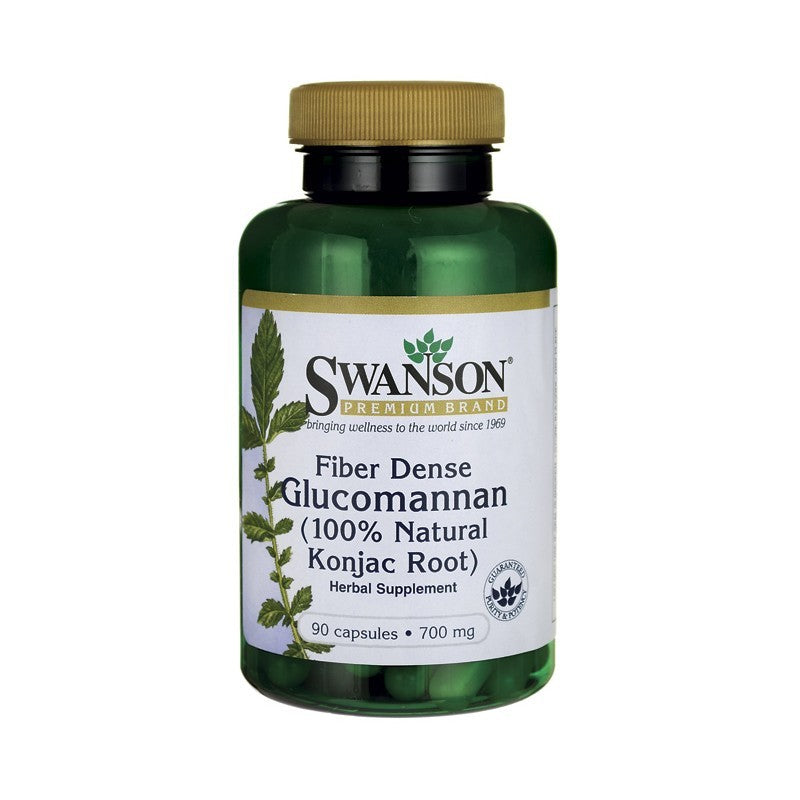 Swanson Premium Fiber Dense Glucomannan 700mg 90 Capsules