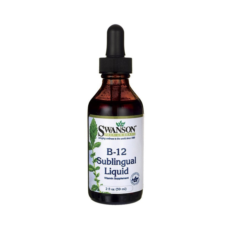 Swanson Premium B-12 Sublingual Liquid 1000mcg 59ml
