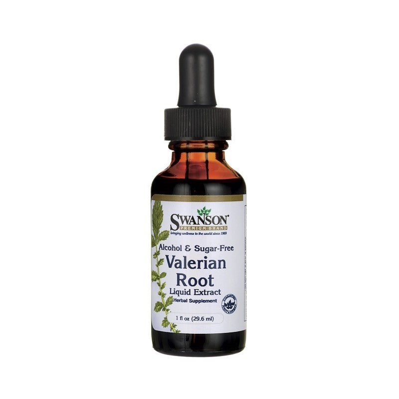 Swanson Premium Valerian Root Liquid Extract (Alcohol & Sugar Free)  29.6ml 1 fl oz