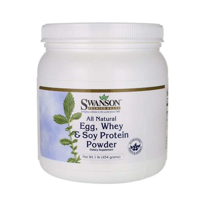 Swanson Premium Egg Whey & Soy Protein Powder 454 g 1 Lb