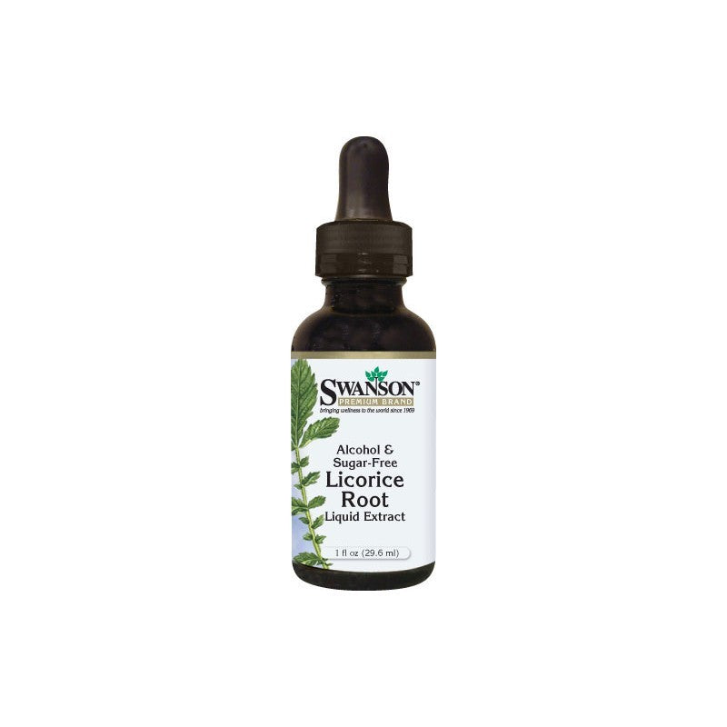 Swanson Premium Licorice Root Liquid Extract (Alcohol & Sugar Free) 29.6 ml 1 fl oz