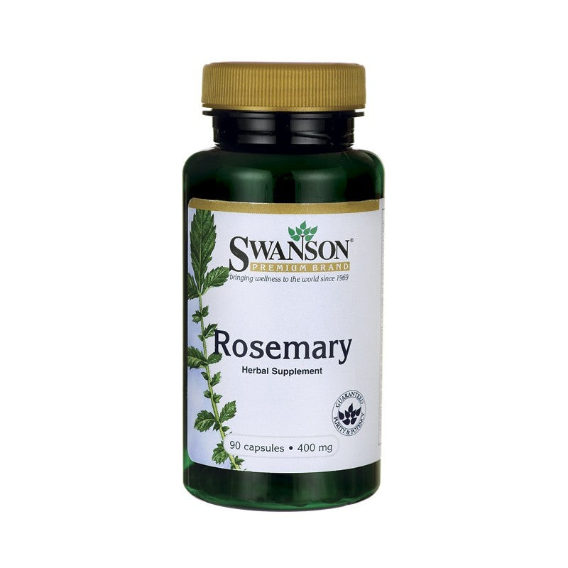 Swanson Premium Rosemary 400mg 90 Capsules - Herbal Supplement