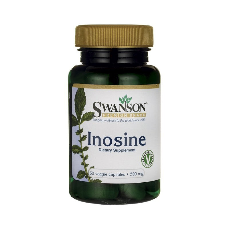 Swanson Premium Inosine 500 Mg 60 Veggie Caps - Dietary Supplement
