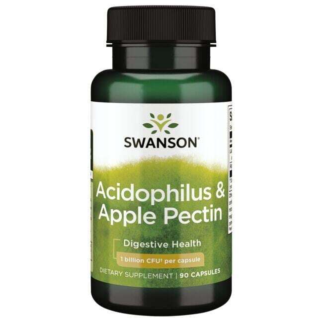 Swanson Premium Acidophilus & Apple Pectin 90 Capsules