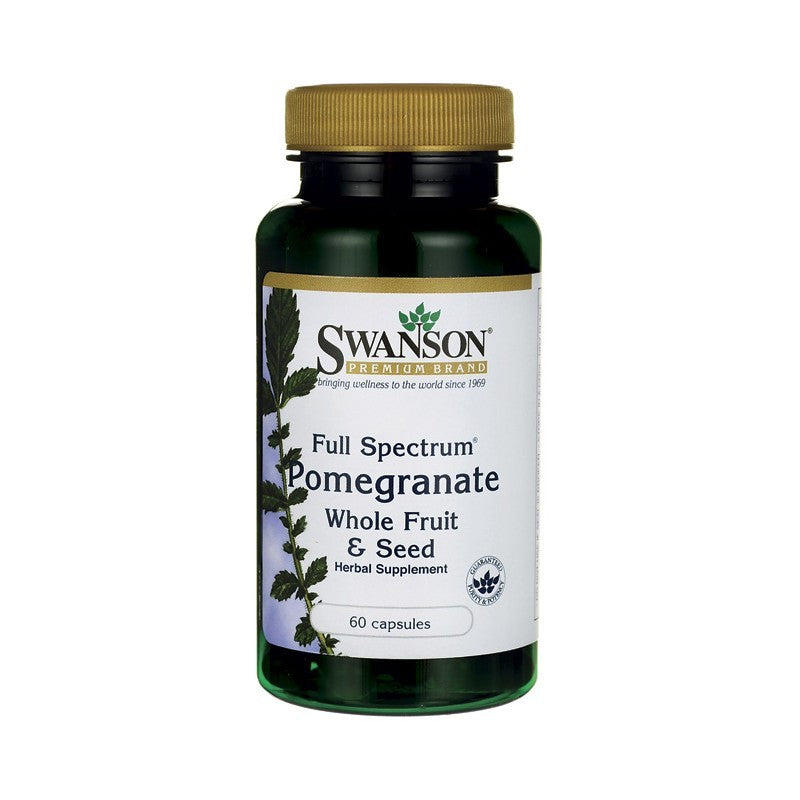 Swanson Premium Full-Spectrum Pomegranate Fruit & Seed 60 Capsules