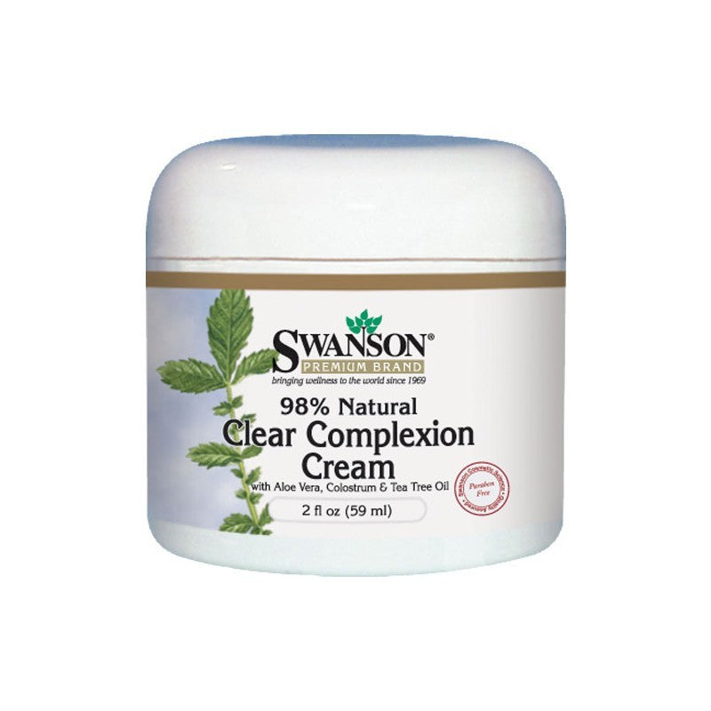 Swanson Premium Clear Complexion Cream 98% Natural 59ml