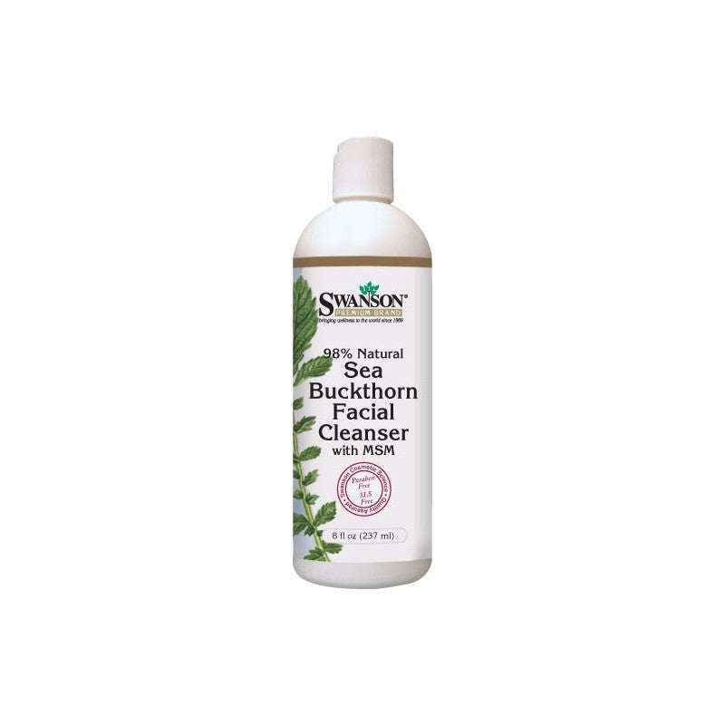 Swanson Premium Sea Buckthorn Facial Cleanser with MSM 237ml 8 fl oz