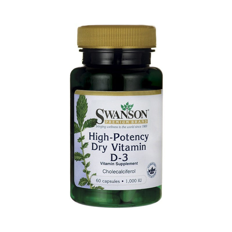 Swanson Premium High Potency Vit D-3 1000 IU 60 Capsules