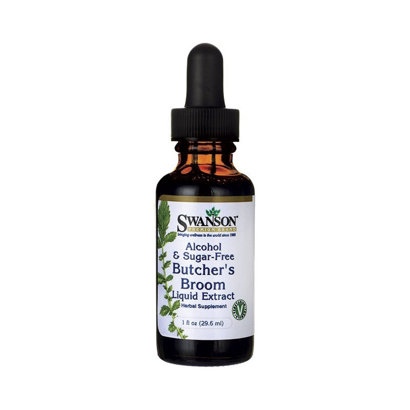 Swanson Premium Butcher's Broom Liquid Extract (Alcohol & Sugar Free) 29.6 ml 1 fl oz