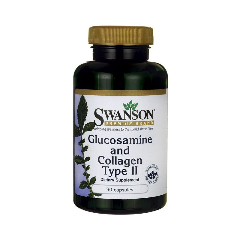 Swanson Premium Glucosamine and Collagen Type II 90Caps