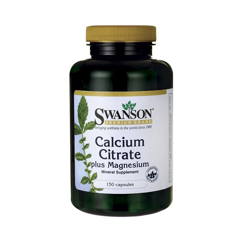 Swanson Premium  Calcium Citrate Plus Magnesium 150 Caps