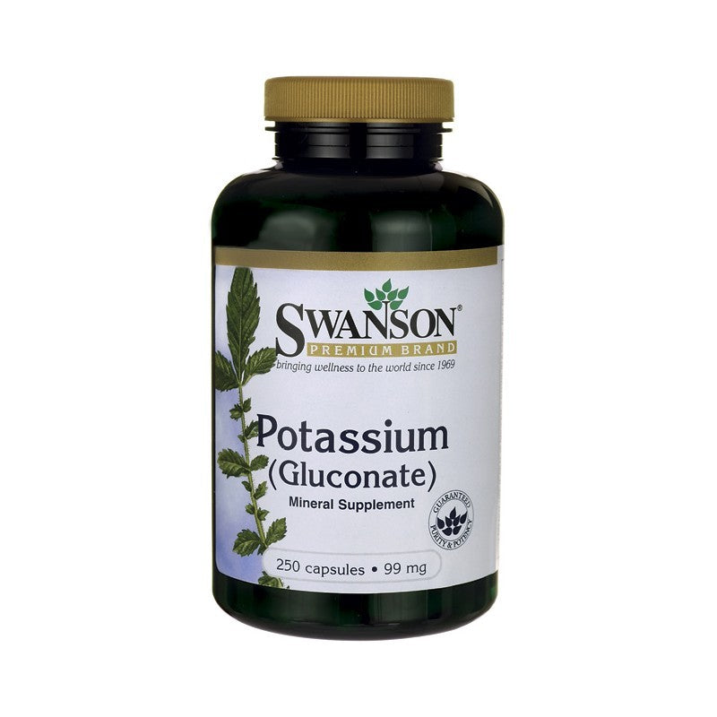 Swanson Premium Potassium (Gluconate) 99mg 250 Caps