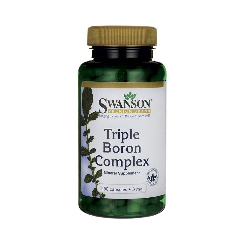 Swanson Premium Triple Boron Complex 3mg 250 Capsules