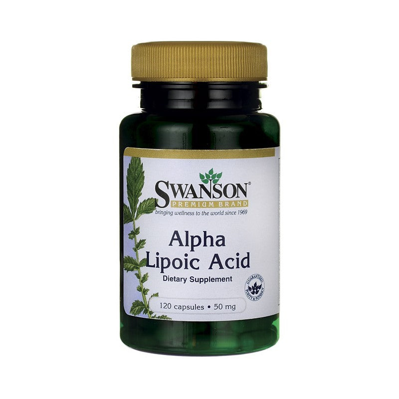 Swanson Premium Alpha Lipoic Acid 50mg 120 Capsules