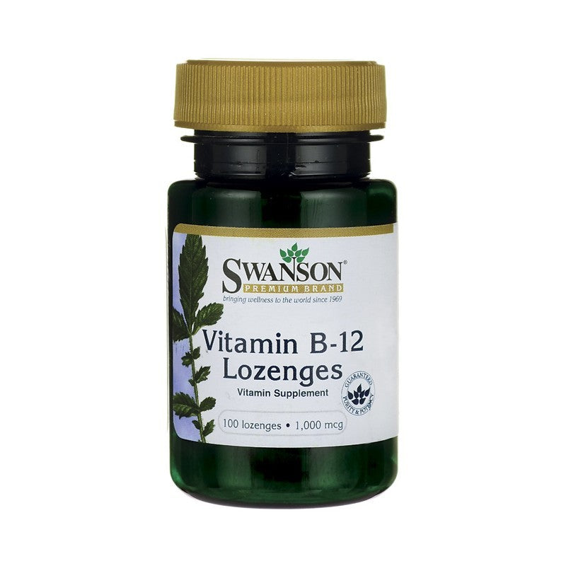 Swanson Premium Vitamin B-12 Lozenges 1000mcg 100 Lozenges