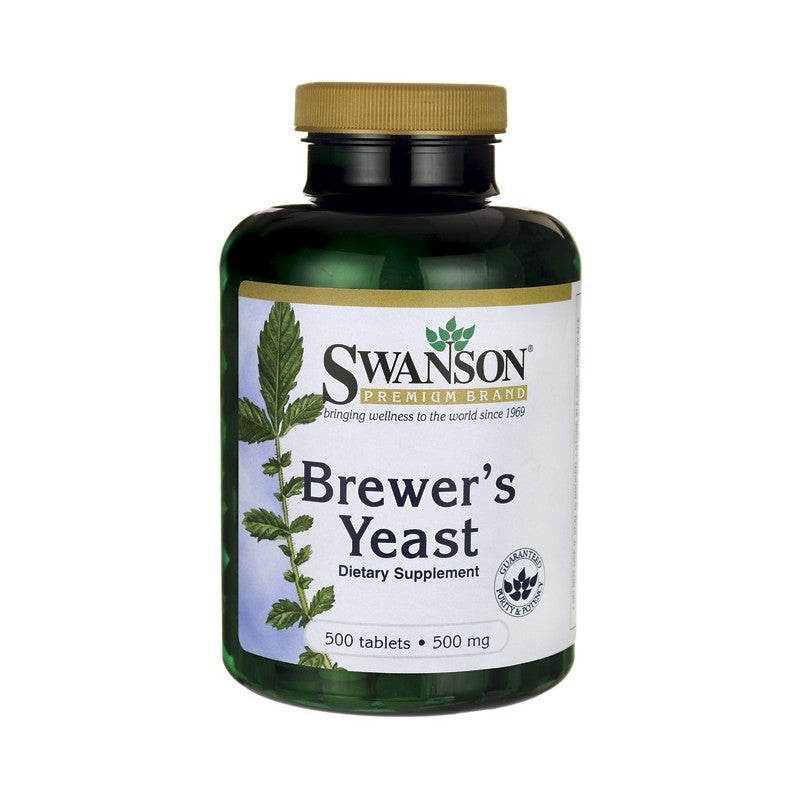 Swanson Premium Brewer's Yeast 500mg 500 Tablets