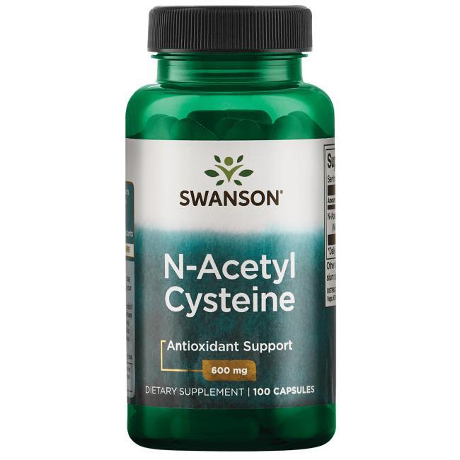 Swanson n-Acetyl Cysteine 600mg 100 Caps - Dietary Supplement