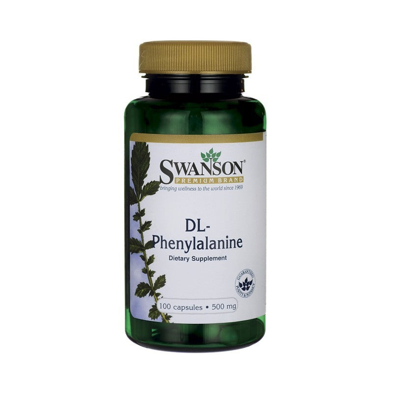 Swanson DL-Phenylalanine 500Mg 100 Caps