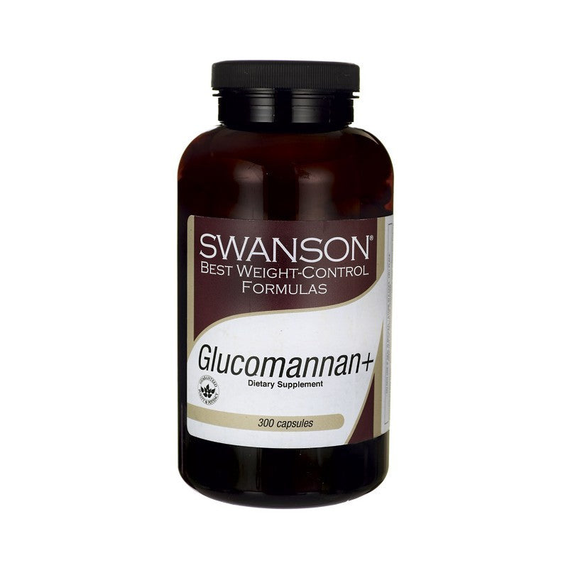 Swanson Best Weight-Control Formulas Glucomannan + 300 Capsules