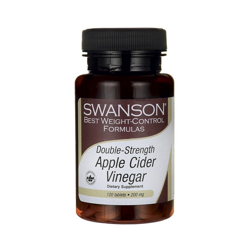 Swanson Best Weight-Control Formulas Double Strength Apple Cider Vinegar 200mg 120 Tablets