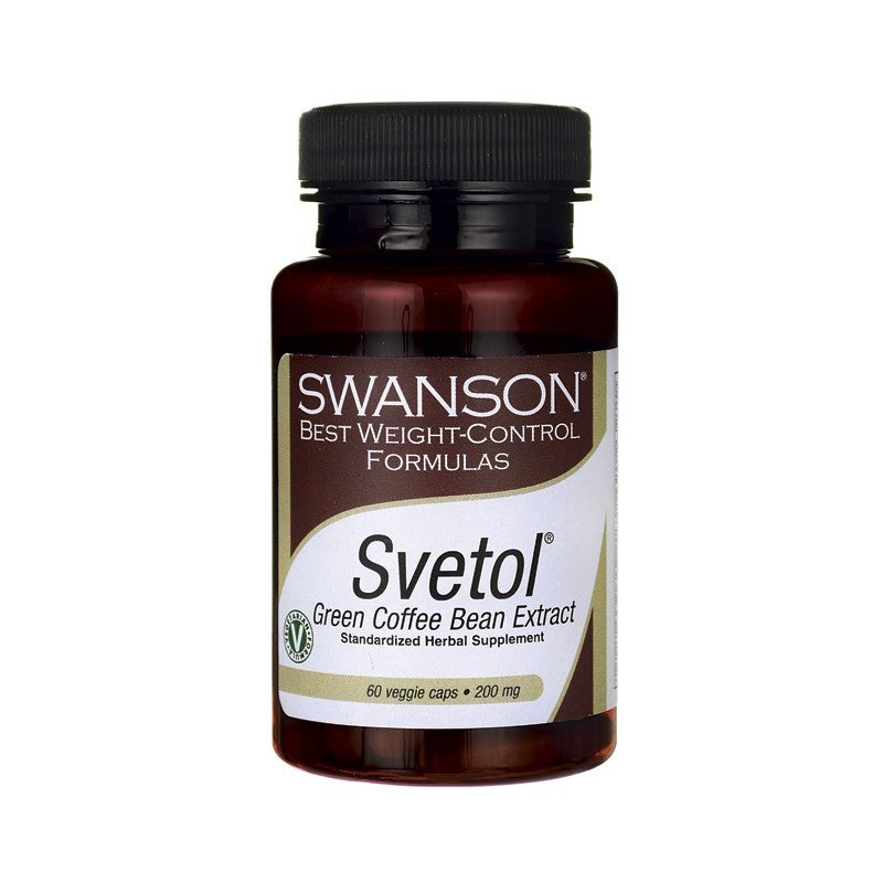 Swanson Best Weight-Control Formulas Svetol Green Coffee Bean Extract 200mg 60 Veg Capsules