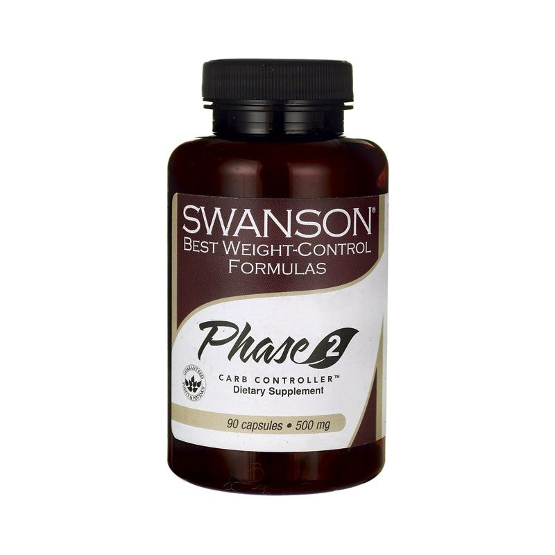 Swanson Best Weight-Control Formulas Phase 2 Carb Controller White Kidney Bean Extract  500mg 90 Capsules