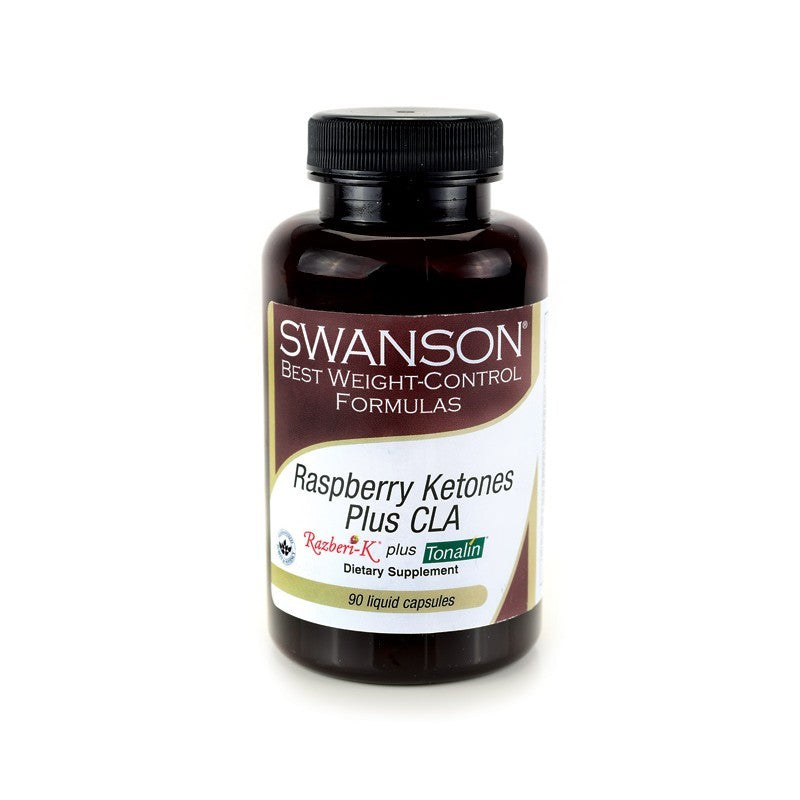 Swanson Best Weight-Control Formulas Raspberry Ketones Plus CLA 90 Liquid Capsules